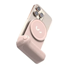 ShiftCam SnapGrip Rýchloupínací grip na smartphony ružová / MagSafe / 3200mAh / Bluetooth spúšť (SC-SG-IN-PK-EF)
