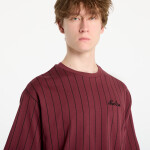 Tričko New Era Pinstripe Os Tee UNISEX Frosted Burgundy XL
