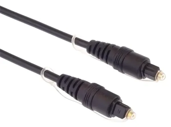 OEM Toslink / Optický audio kábel / Toslink (M) - Toslink (M) / 10 m / priemer 4 mm (kjtos10)