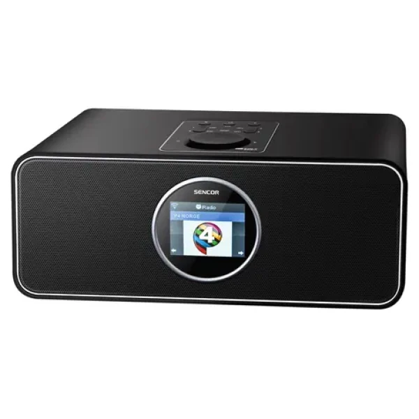 Sencor SIR 6000WDB čierna / Internetové rádio / Wi-Fi / USB / bezdrôtový ovládač / budík / mobilné aplikácie (8590669287277)