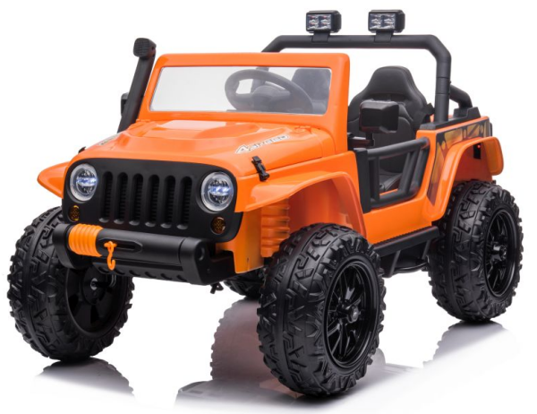 Mamido Mamido Elektrické autíčko Jeep 4Speed 4x45W oranžové