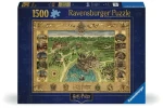 Ravensburger Harry Potter: Mapa Rokfortu - 1500 dielikov