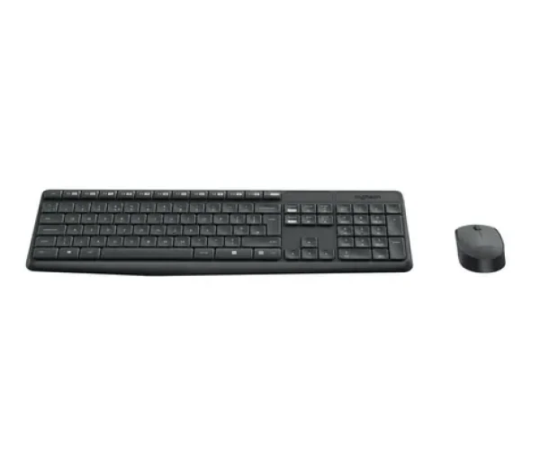 Logitech MK235 šedá / Set klávesnice a myši / bezdrôtový / 2,4 GHz / Nordic (920-007921)