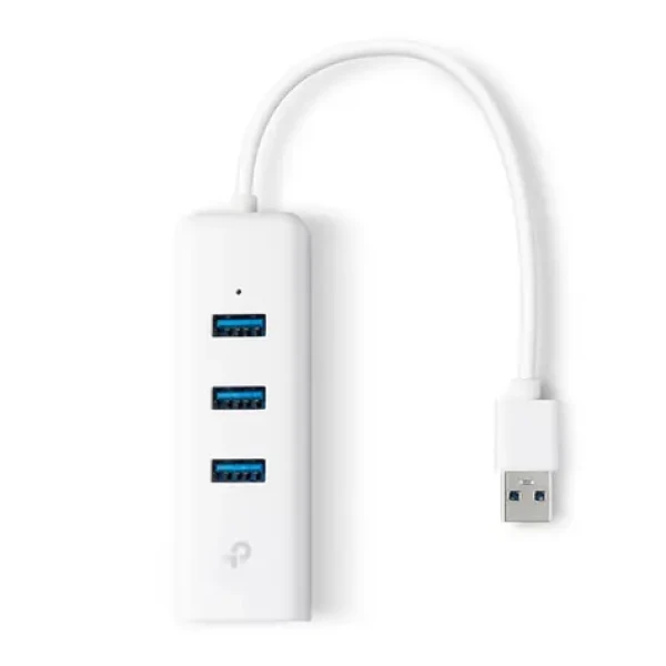 TP-LINK UE330 / Gigabit Ethernet Adaptér / 1x RJ45 / 1x USB 3.0 / 3x USB Hub (UE330)