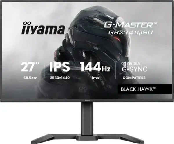 27" IIYAMA G-Master GB2741QSU-B1 čierna / LED / IPS / 2560 x 1440 / 16:9 / 1 ms / 1500:1 / 350cd-m2 / VESA (GB2741QSU-B1)