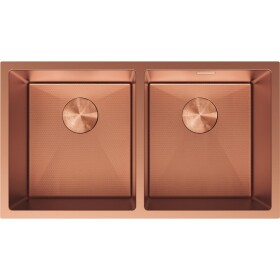 MEXEN - Binox oceľový drez 2-bowl 800 x 450 mm, meď HC 6421802000-65HC