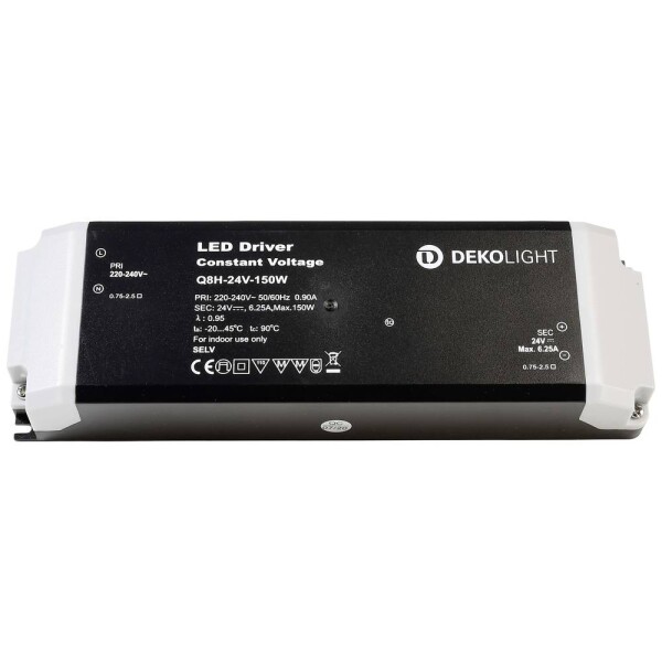 Deko Light BASIC, CV, Q8H-24-150W LED driver 150 W 0 - 6250 mA 24 V; 862168