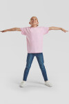 Fruit of the Loom Kids Valueweight T Detské tričko 16.1033 svetloružové light pink 128