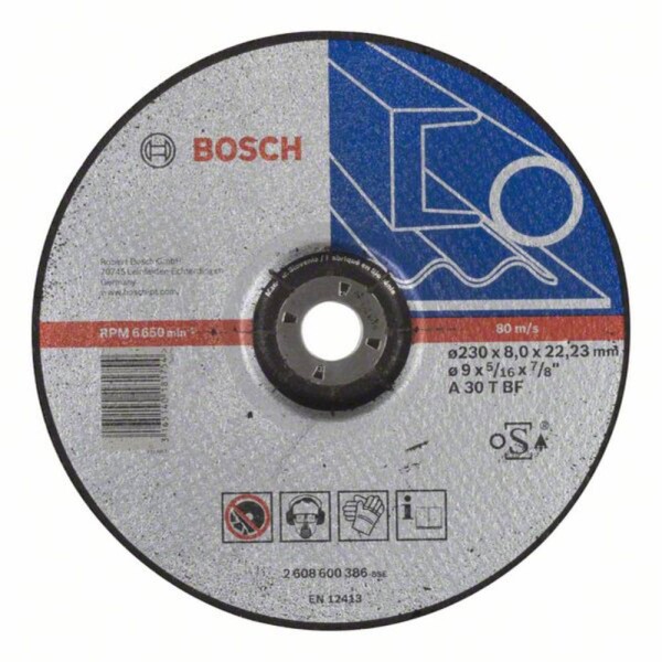 Bosch Accessories Bosch 2608600386 brúsny kotúč lomený 230 mm 1 ks ocel; 2608600386