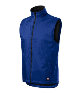 Teplá vesta unisex kráľovská modrá 4XL