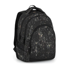 Bagmaster DIGITAL 25 A studentský batoh – vesmír Černá 34 l 230348