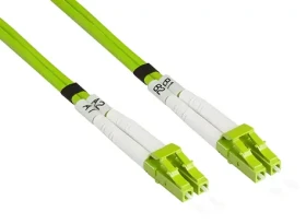 Good Connections zelená / Optický patch kábel / OM5 / LC-LC / 0,5 m (LW-8005LC5)