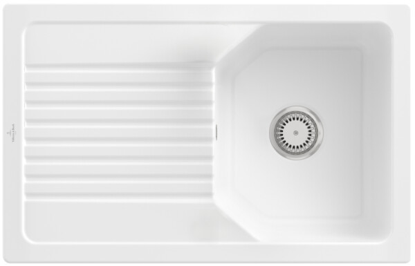 VILLEROY & BOCH VILLEROY & BOCH - Keramický drez Villeroy &amp; Boch Linara 45, 338401KG Snow white 338401KG