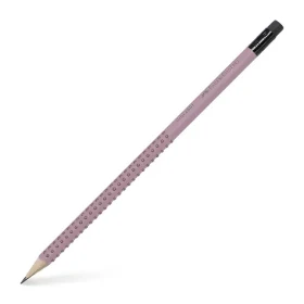 Faber-Castell Grip 2001 ružová / Grafitová ceruzka s gumou / trojhranná / tvrdosť B (217237)