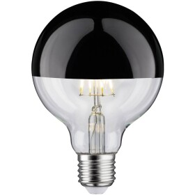 Paulmann 28677 LED En.trieda 2021 F (A - G) E27 guľatý tvar 6.5 W = 48 W teplá biela (Ø x v) 95 mm x 138 mm 1 ks; 28677