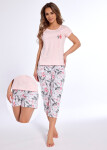Dámske trojdielne pyžamo Cornette 665/311 Dreaming w/r S-XL Růžová S