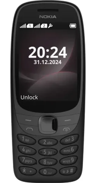Nokia 6310 (2024) Dual SIM čierna / Tlačidlový telefón / 2,8 "IPS / FM rádio / Bluetooth 5.0 / 1450 mAh (286953563)