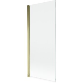 MEXEN - MIST vaňová zástena 80x150 cm 6mm 1-s, zlatá, číra 8A9-080-001-50-00