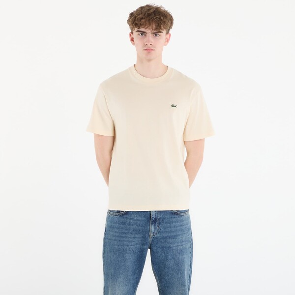 Tričko LACOSTE Tee-Shirt Naturel Clair 6