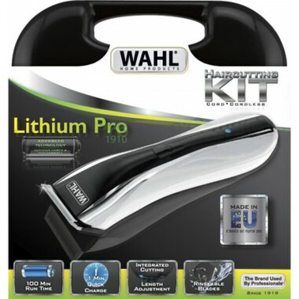 Wahl 1910-0467 Lithium Pre LED / zastrihávač vlasov / šírka čepele: 45 mm / min. 0.5mm / 6 hrebeňov (WHL-1910-0467)