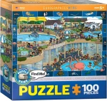 EUROGRAPHICS Puzzle Spot Find Bláznivé akvárium