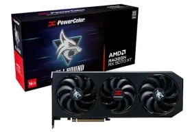 PowerColor Hellhound Radeon RX 9070 XT 16GB OC / 3010 MHz / 16GB GGDR6 / 256-bit / 1x HDMI + 3x DP / 700W (8+8) (RX9070XT 16G-L/OC)