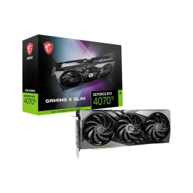 MSI GeForce RTX 4070 Ti GAMING X SLIM 12GB / 2310 - 2745 MHz / 12GB GDDR6 / 192-bit / 1x HDMI + 3x DP / (16) (RTX 4070 Ti GAMING X SLIM 12G)