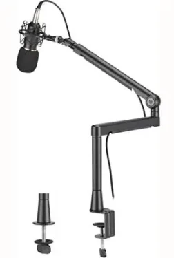 MOZOS SB38-BK čierna / Stojan na mikrofón / 3/8 závit (SB38-BK)