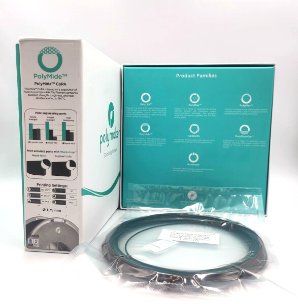 VZORKA 20 METROV - PolyMide CoPa Nylon filament čierny 1,75 mm Polymaker