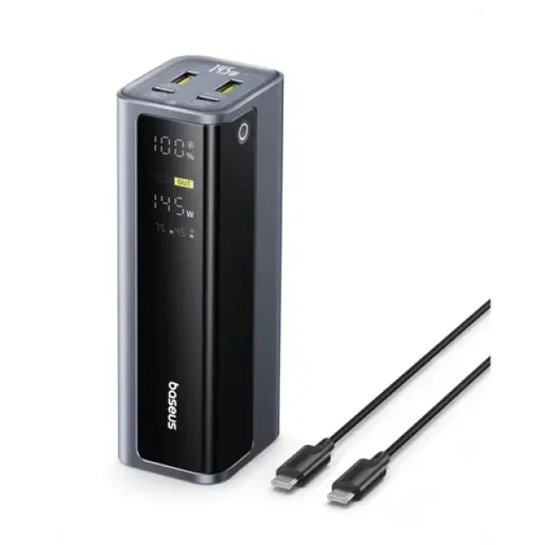 Baseus EnerGeek GP12 čierna / Powerbanka / 20800mAh / 145W / 4 porty (P10082109813-00)