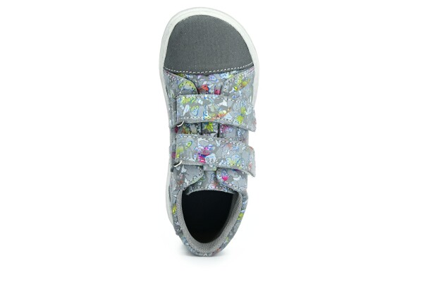 Jonap b16 sv šedá motýliky slim barefoot topánky 23 EUR