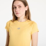 Tričko New Balance Women's Jacquard Slim T-Shirt Clementine S