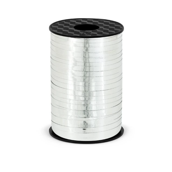 Stuh strieborná 5 mm/225 m - PartyDeco - PartyDeco