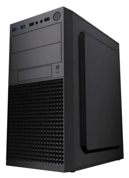 Gembird Fornax K300 čierna / Skriňa / Micro-ATX, Mini-ITX / 2x USB3.0 / 2x USB2.0 / bez zdroja (CCC-FC-K300)