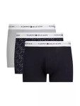 Pánske boxerky 3Pack UM0UM02768 0Y1 Grey/Black/Print Tommy Hilfiger