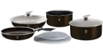 BERLINGERHAUS Click Cook Shiny Black BH-7041 / Sada hrncov / 9 dielov (twm_983192)