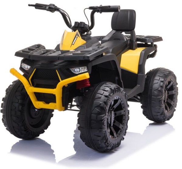 Mamido Detská elektrická štvorkolka SpeedPro žltá