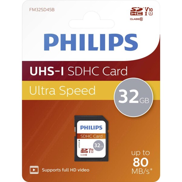 Philips SDHC UHS-I U1 32GB FM32SD45B/00-512367