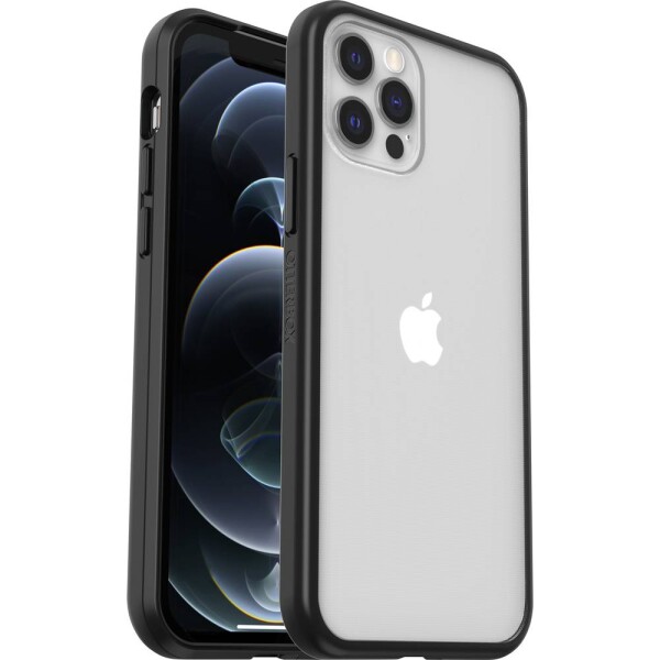 Otterbox React zadný kryt na mobil Apple iPhone 12, iPhone 12 Pro čierna, priehľadná; 77-66223