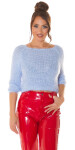 Cozy Crop sweater CAPPUCCINO Einheitsgroesse