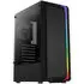 AeroCool Bionic čierna / ATX / 2x USB-A 3.0 / 1x USB-A 2.0 / 1x 120mm / bez zdroja / priehľadná bočnica (ACCM-PV34013.11)