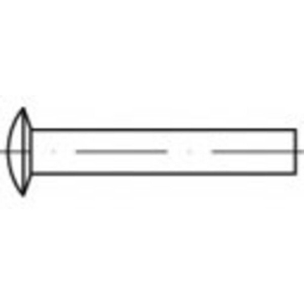 TOOLCRAFT TO-5449212 nit so šošovkovitou hlavou 5 mm 500 ks; TO-5449212