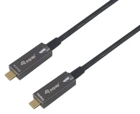 Equip USB-C - USB-C AOC čierna / Kábel / USB 3.2 Gen 2 / 8K/60Hz / PD 60W / 15 m (119469)