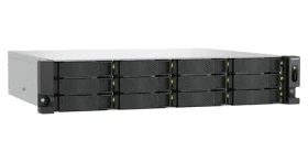 QNAP TS-h1465U-RP-8G / NAS / Intel 4-core / 8GB DDR5 / 12x SATA + 2x E1.S / 2x 2,5GbE / 2U rack (TS-h1465U-RP-8G)