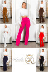 Sexy Koucla Highwaist flared pants golden buttons white M