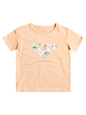 Roxy DAY AND NIGHT PRINT APRICOT ICE detské tričko s krátkym rukávom - 10/M