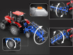 Mamido Veľká sada kociek 1675 dielov 1:17 Elektrický traktor + pluh Diaľkovo ovládaný ZA5251