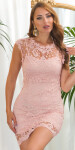 Sexy KouCla lace sheath mini dress