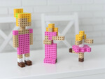 Mamido Farebné kocky Cube Pink Meli 100 dielov ZA5667