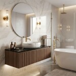 REA - Umývadlo na dosku Linda Lava 48,5x34 REA-U8695